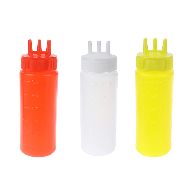 Sauce Squeeze Bottle - 3 Loch Quetsch flasche Sauce Essig