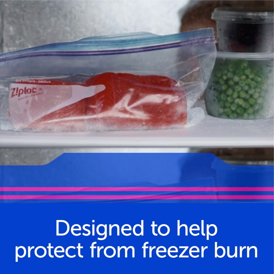 Meal Prep Frozen Food - 10 Stück 2-Gallonen-Gefrierbeutel, BPA-freie Doppelverschluss-Lebensmittelaufbewahrungsbeutel, schützen