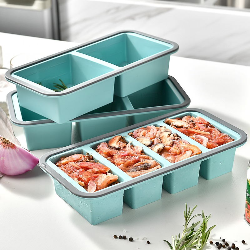Meal Prep Oatmeal - Große Eiswürfelformen für den Gefrierschrank –