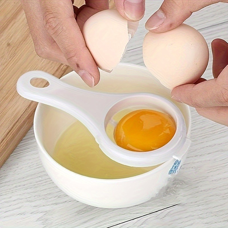 Meal Prep Eggs - 1/3 Stück Eiweiß- und Eigelbtrenner, Kunststoff-Eiweißfilter,