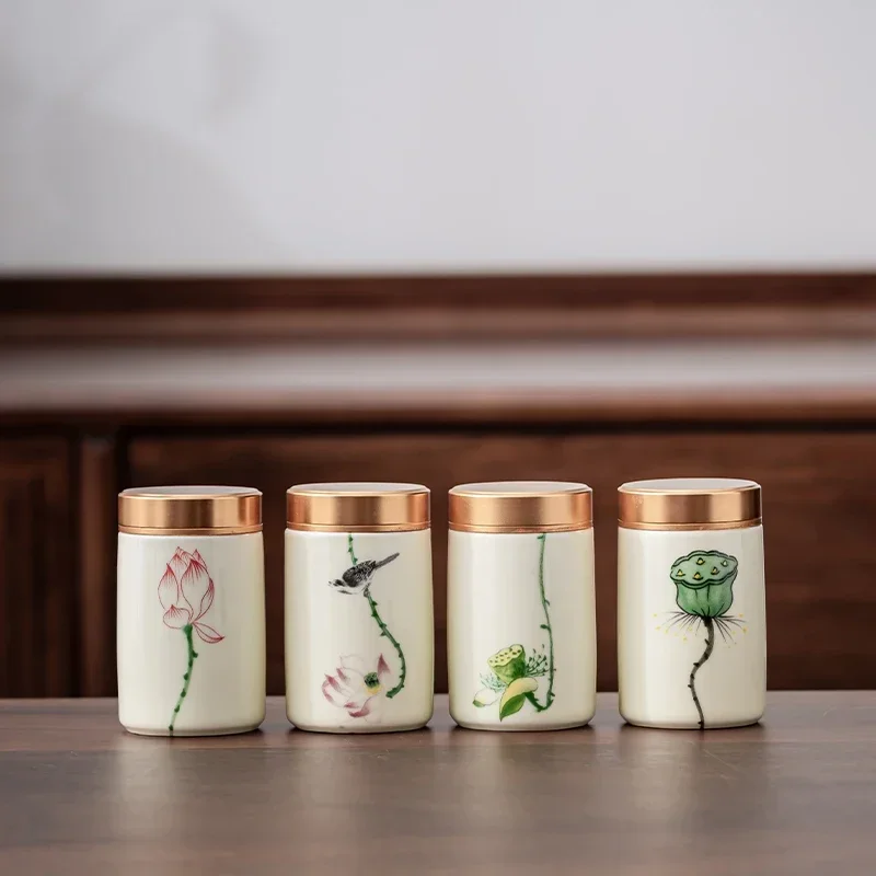Meal Prep Jar - 4 TEILE/LOS Boutique keramik Tee Caddy