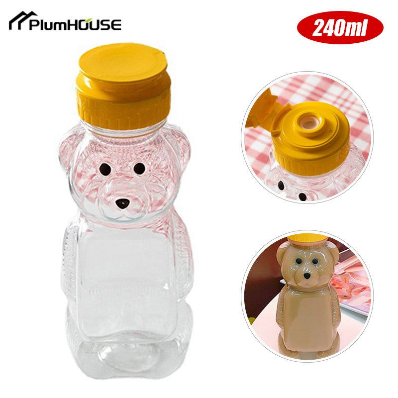 Sauce Squeeze Bottle - 1Pcs 230ml Würze Squeeze Flasche Bär