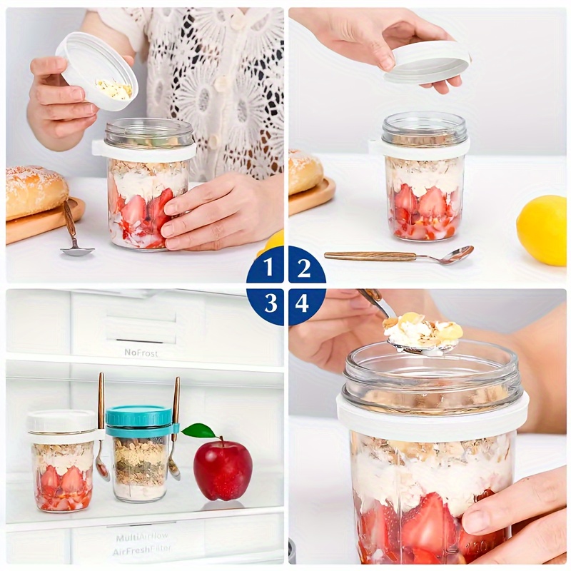 1 Stück/2 Stück Haferflockenbe – Meal Prep Jar Bewertung und Preis
