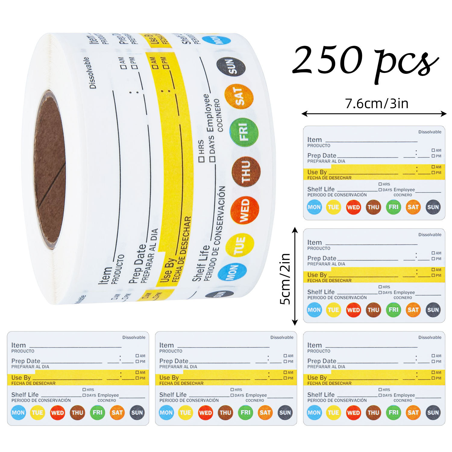 250 Stück/Rolle Lebensmittel-D – Meal Prep Jar Bewertung und Preis