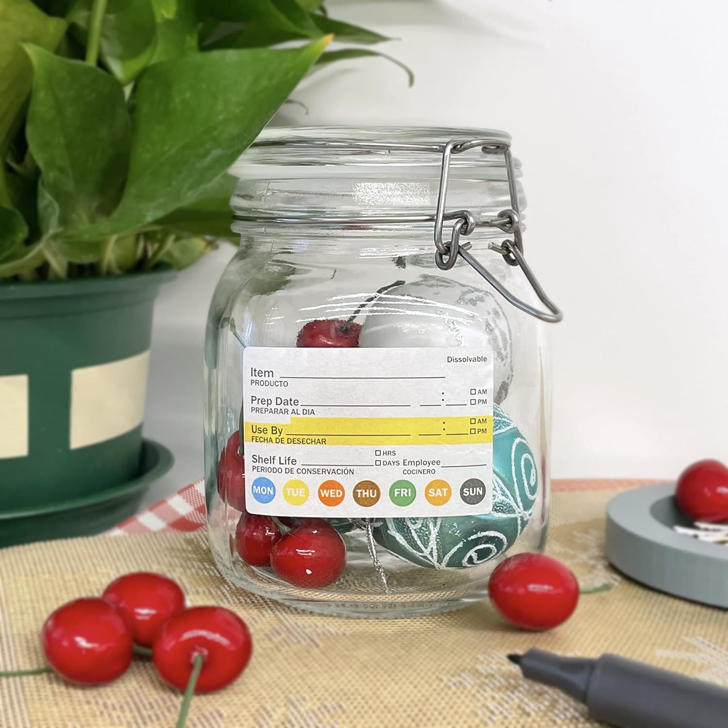 250 Stück/Rolle Lebensmittel-D – Meal Prep Jar Bewertung und Preis