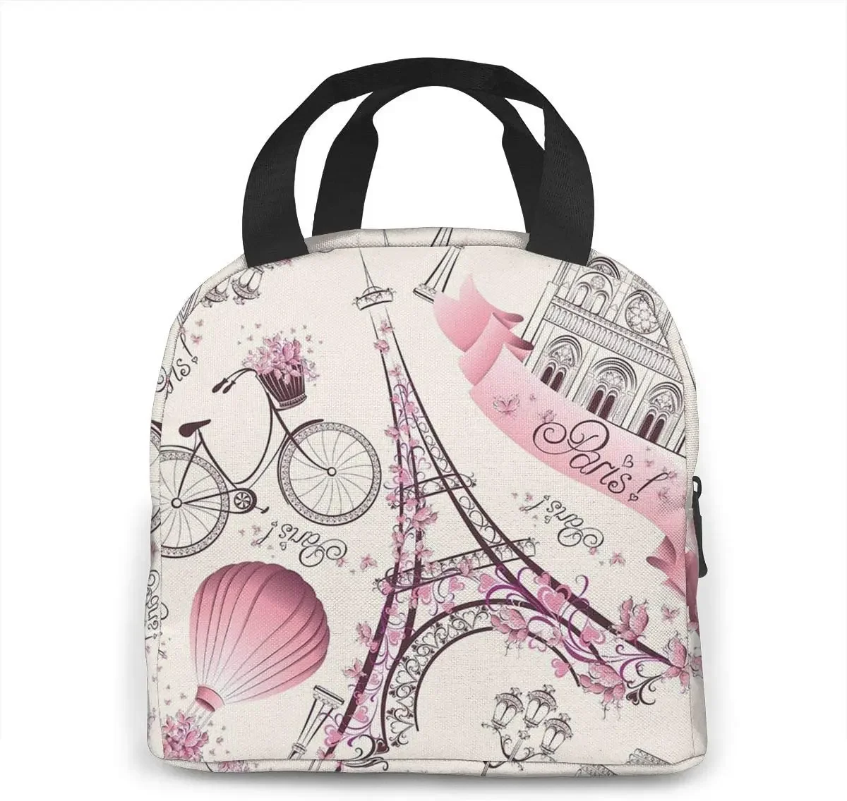 Rosa Lunch-Tasche mit Eiffeltu – Meal Prep Tofu Bewertung und Preis