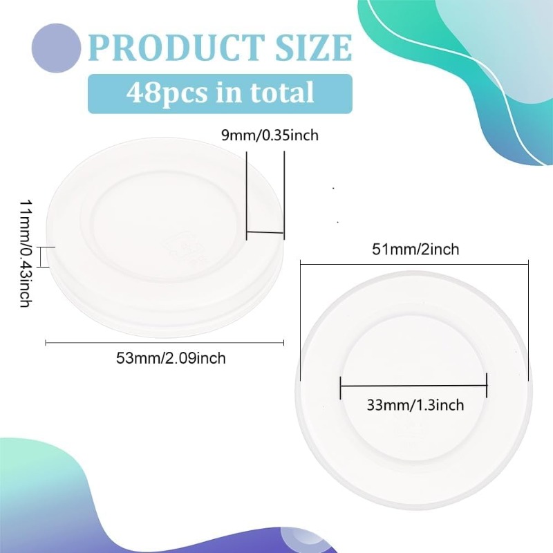 48 Stück 2-Zoll-Joghurtglasdec – Meal Prep Jar Bewertung und Preis