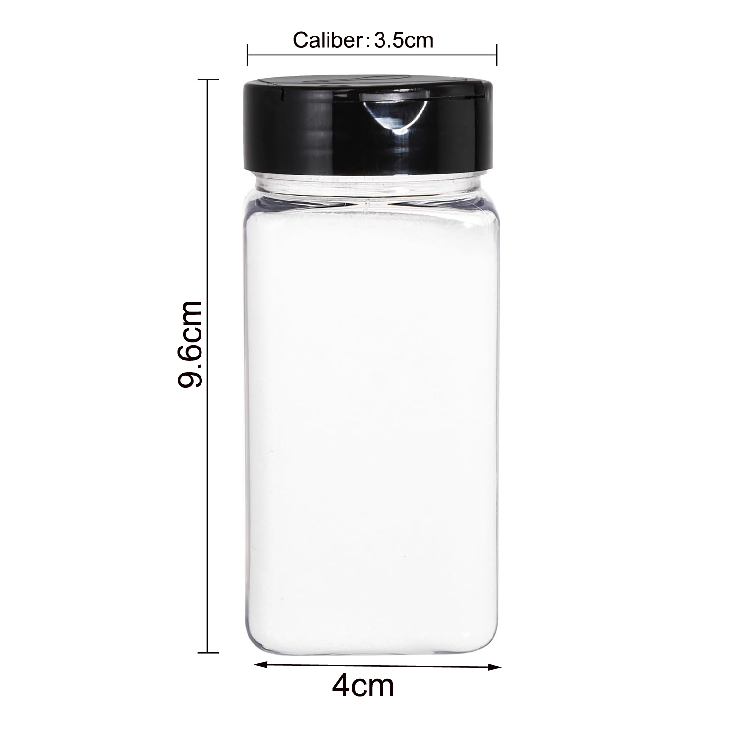 Quadratische Große Kunststoff- – Meal Prep Jar Bewertung und Preis