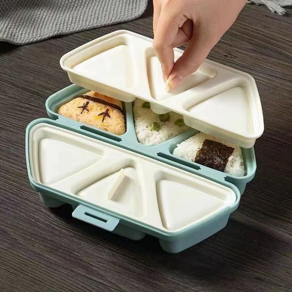 6-fach dreieckige Onigiri-Form – Meal Prep Onigiri Bewertung und Preis